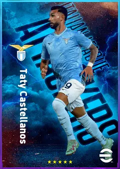 Taty Castellanos eFootball 2026 player card, 81 OVR CF