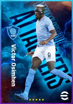 Victor Osimhen eFootball 2026 player card, 84 OVR CF