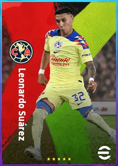 Leonardo Suárez eFootball 2026 player card, 79 OVR RWF