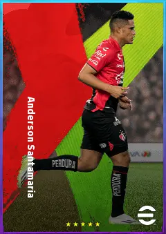 Anderson Santamaría eFootball 2026 player card, 78 OVR CB