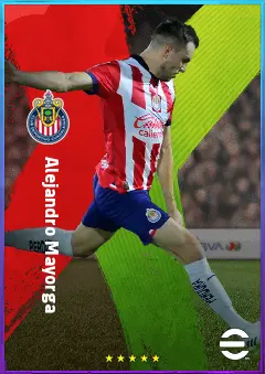 Alejandro Mayorga eFootball 2026 player card, 77 OVR LB