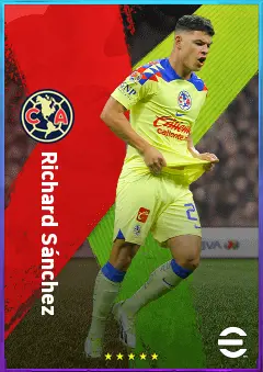 Richard Sánchez eFootball 2026 player card, 80 OVR CMF