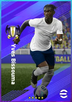 Yves Bissouma eFootball 2026 player card, 81 OVR DMF
