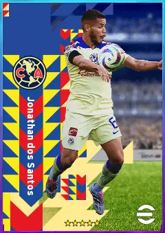 Jonathan dos Santos eFootball 2026 player card, 78 OVR CMF
