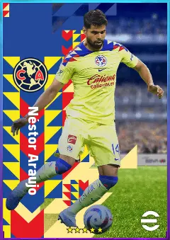 Néstor Araujo eFootball 2026 player card, 79 OVR CB