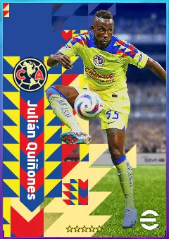 Julián Quiñones eFootball 2026 player card, 79 OVR CF
