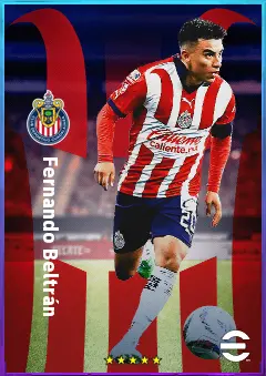 Fernando Beltrán eFootball 2026 player card, 79 OVR CMF