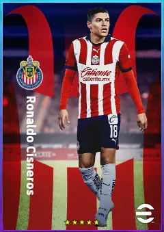 Ronaldo Cisneros eFootball 2026 player card, 78 OVR CF