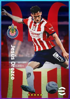 Jesús Orozco eFootball 2026 player card, 78 OVR CB