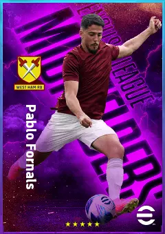 Pablo Fornals eFootball 2026 player card, 81 OVR LMF