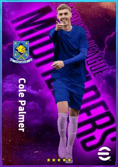 Cole Palmer eFootball 2026 player card, 80 OVR AMF