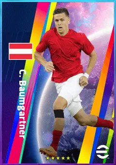C. Baumgartner eFootball 2026 player card, 81 OVR AMF