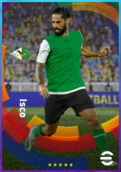 Isco eFootball 2026 player card, 81 OVR AMF