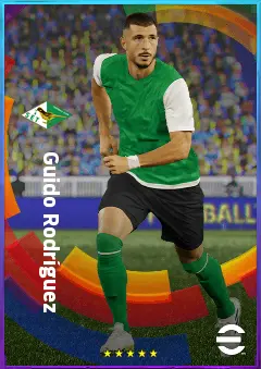 Guido Rodríguez eFootball 2026 player card, 82 OVR DMF