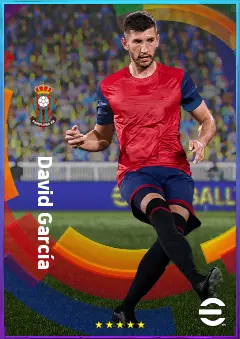 David García eFootball 2026 player card, 81 OVR CB