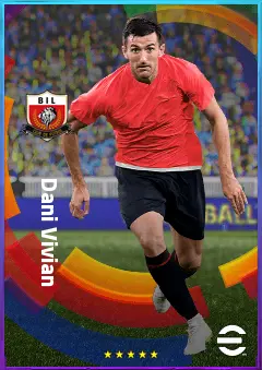 Dani Vivian eFootball 2026 player card, 82 OVR CB