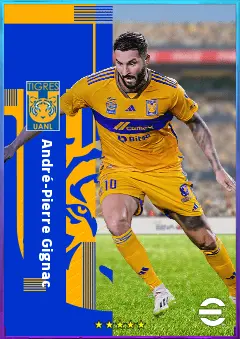 André-Pierre Gignac eFootball 2026 player card, 80 OVR CF