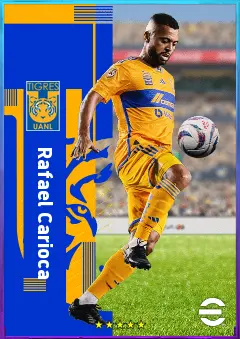 Rafael Carioca eFootball 2026 player card, 80 OVR DMF