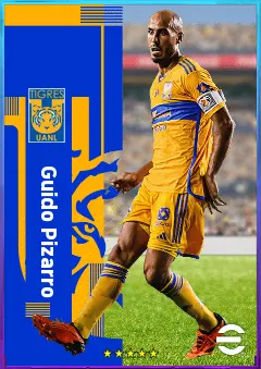 Guido Pizarro eFootball 2026 player card, 78 OVR DMF