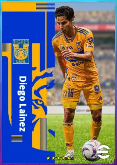 Diego Lainez eFootball 2026 player card, 79 OVR RMF