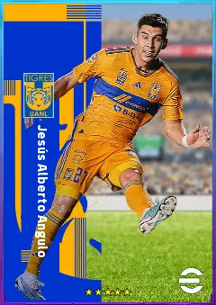 Jesús Alberto Angulo eFootball 2026 player card, 80 OVR LB