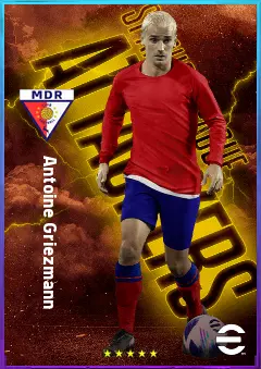 Antoine Griezmann eFootball 2026 player card, 84 OVR SS