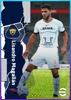 Lisandro Magallán eFootball 2026 player card, 78 OVR CB