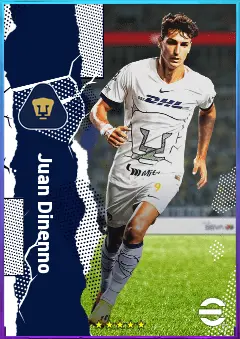 Juan Dinenno eFootball 2026 player card, 79 OVR CF