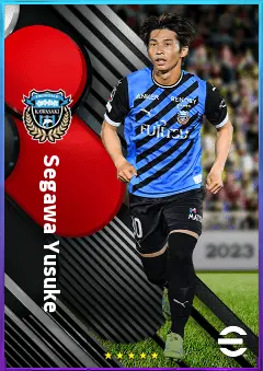Segawa Yusuke eFootball 2026 player card, 77 OVR SS