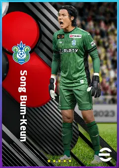 Song Bum-Keun eFootball 2026 player card, 78 OVR GK