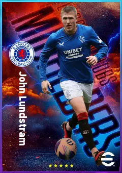 John Lundstram eFootball 2026 player card, 79 OVR CMF