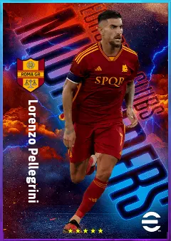 Lorenzo Pellegrini eFootball 2026 player card, 83 OVR AMF