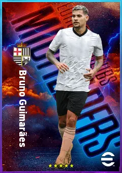 Bruno Guimarães eFootball 2026 player card, 83 OVR DMF