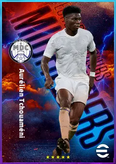 Aurélien Tchouaméni eFootball 2026 player card, 83 OVR DMF
