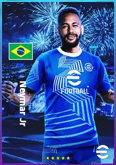 Neymar Jr eFootball 2026 player card, 84 OVR SS