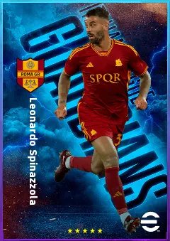Leonardo Spinazzola eFootball 2026 player card, 82 OVR LB