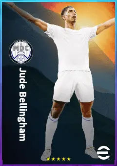 Jude Bellingham eFootball 2026 player card, 85 OVR CMF