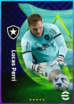 Lucas Perri eFootball 2026 player card, 83 OVR GK