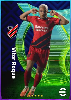 Vitor Roque eFootball 2026 player card, 83 OVR CF