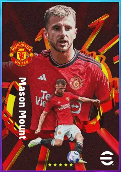 Mason Mount eFootball 2026 player card, 83 OVR AMF