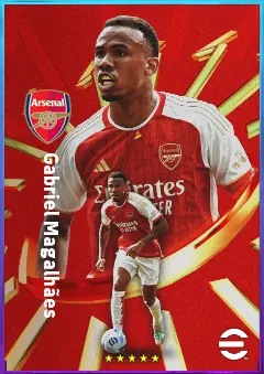 Gabriel Magalhães eFootball 2026 player card, 83 OVR CB