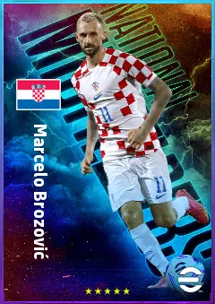 Marcelo Brozović eFootball 2026 player card, 82 OVR DMF