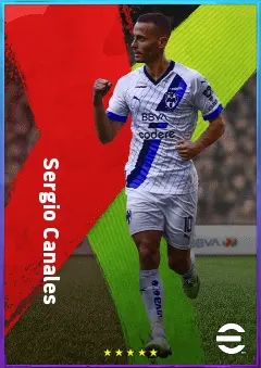 Sergio Canales eFootball 2026 player card, 82 OVR AMF
