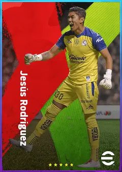 Jesús Rodríguez eFootball 2026 player card, 75 OVR GK