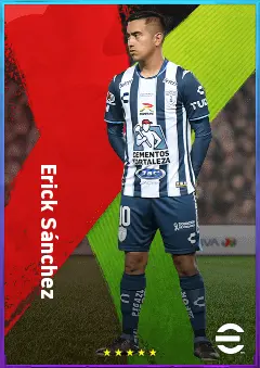 Erick Sánchez eFootball 2026 player card, 80 OVR CMF