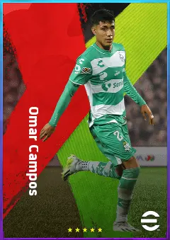 Omar Campos eFootball 2026 player card, 79 OVR LB