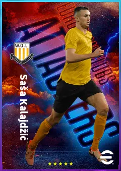 Saša Kalajdžić eFootball 2026 player card, 80 OVR CF
