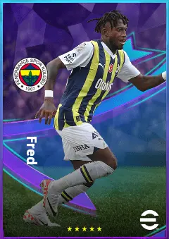 Fred eFootball 2026 player card, 80 OVR CMF
