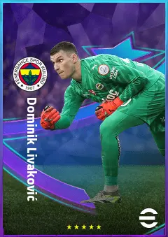 Dominik Livaković eFootball 2026 player card, 82 OVR GK