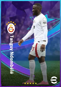 Tanguy Ndombélé eFootball 2026 player card, 81 OVR CMF